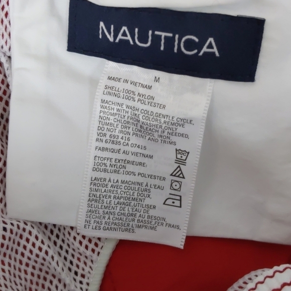 Nautica red swim trunks size medium - Picture 3 of 4